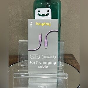 heyday USB-C to USB-C Fast Charging Cable, new!